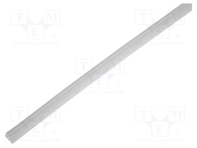 Hole and edge shield; polyetylene; L: 10m; natural; C: 3.4mm