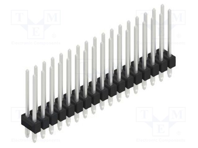 Connector: pin strips; pin header; male; PIN: 34; 2.54mm; THT; 2x17
