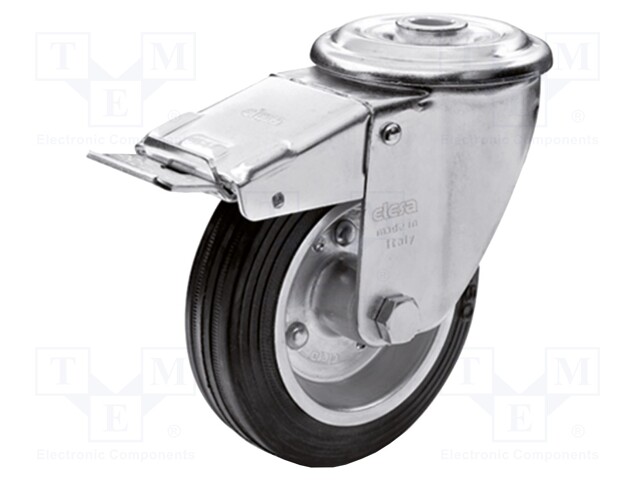 Transport wheel; Ø: 100mm; W: 30mm; H: 128mm; torsional with lock