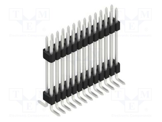 Connector: pin strips; pin header; male; PIN: 26; 1.27mm; SMT; 2x13