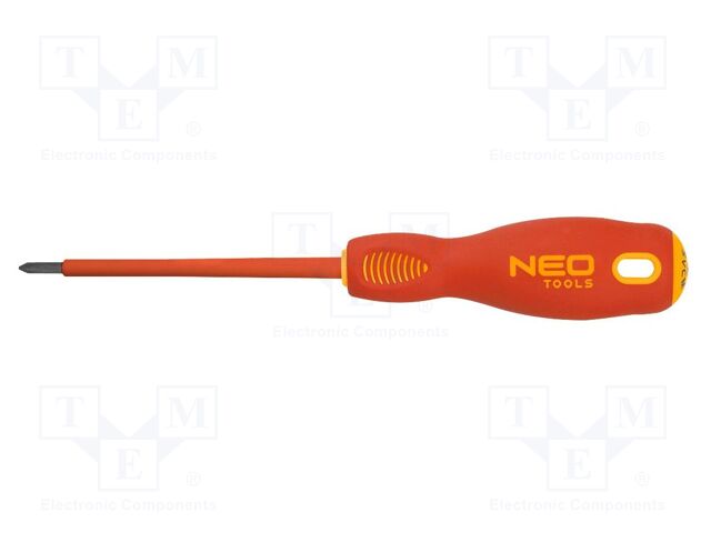 Screwdriver; insulated; Phillips; PH2; Blade length: 100mm; 1kVAC
