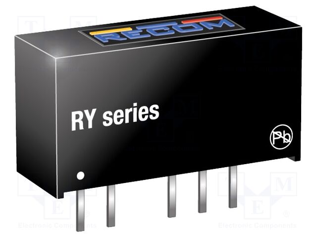 Converter: DC/DC; 1W; Uin: 22.8÷25.2V; Uout: 24VDC; Uout2: -24VDC