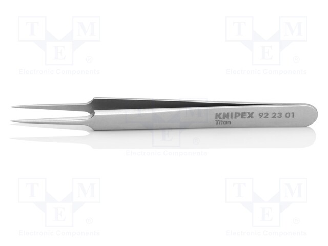 Tweezers; 110mm; Blades: straight,narrowed