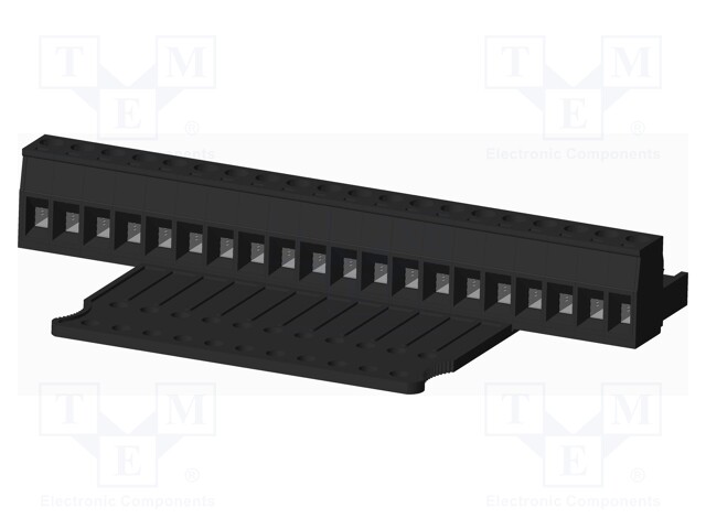 Connector: pluggable terminal block; plug; female; straight; 5mm