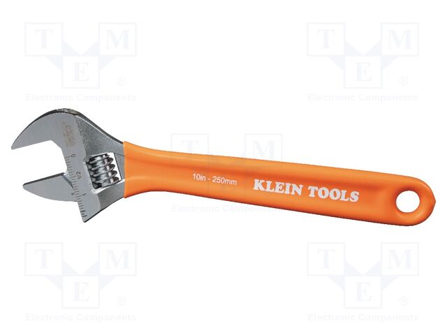 Wrench: adjustable; Jaw capacity: 38.1mm; Overall len: 260mm