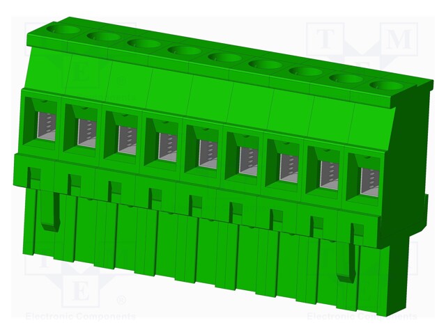 Connector: pluggable terminal block; plug; female; angled 90°