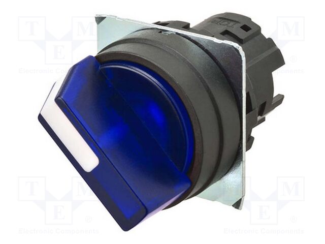 Switch: rotary; 22mm; depending on the holder; Pos: 2