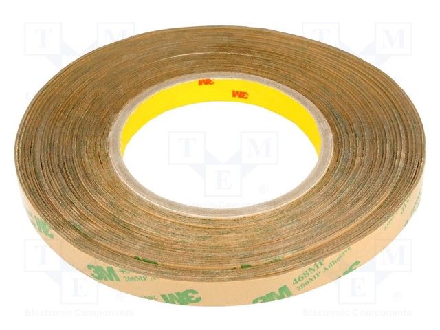 Tape: fixing; W: 12mm; L: 55m; D: 0.13mm; acrylic; transparent; 1951%