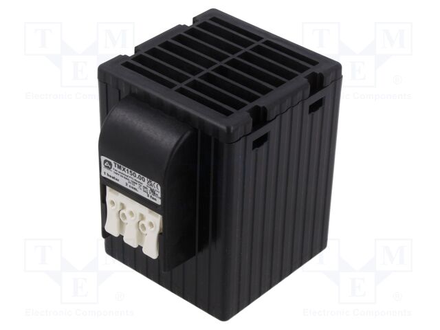 Blower; heating; 150W; 230VAC; IP20; for DIN rail mounting
