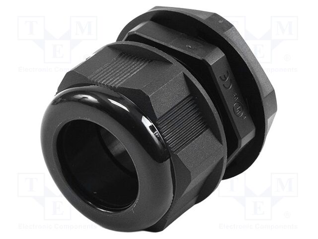Cable gland; PG29; IP68; nylon; UL94V-2; black
