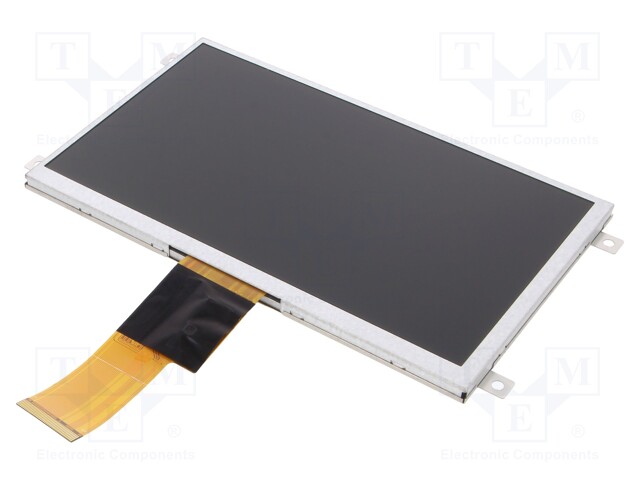 Display: TFT; 7"; 1024x600; Window dimensions: 154.21x85.92mm