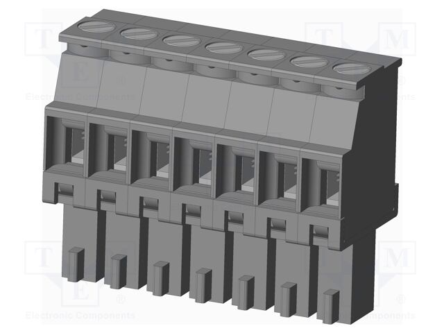 Connector: pluggable terminal block; plug; female; angled 90°
