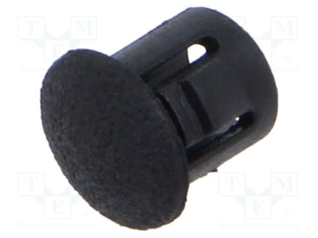 Accessories: stopper; H: 7.9mm; push-in,snap-fastener; black