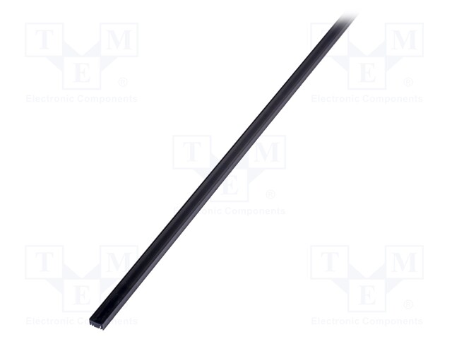 Heatsink: extruded; grilled; SOT32,TO126,TO220; black; L: 1000mm