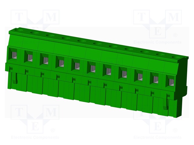 Connector: pluggable terminal block; plug; female; angled 90°