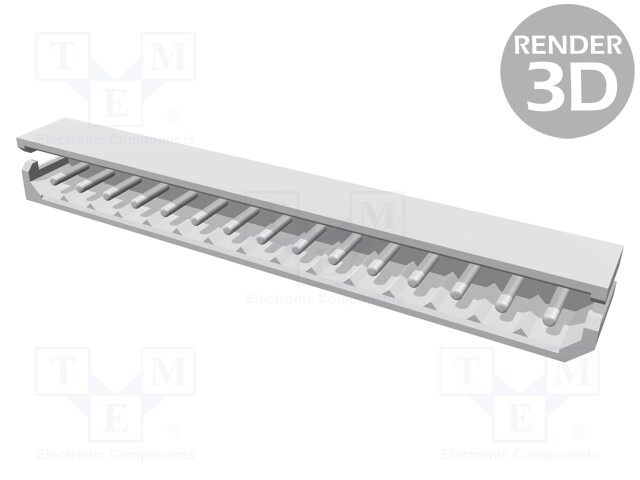 Socket; wire-board; male; SPOX; 2.5mm; PIN: 15; THT; 3A; tinned; 250V