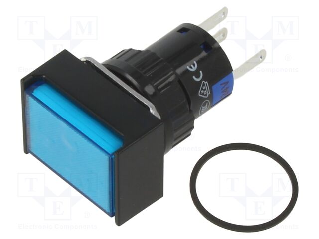 Switch: push-button; SPDT; 0.5A/220VAC; 0.1A/220VDC; ON-(ON); IP40