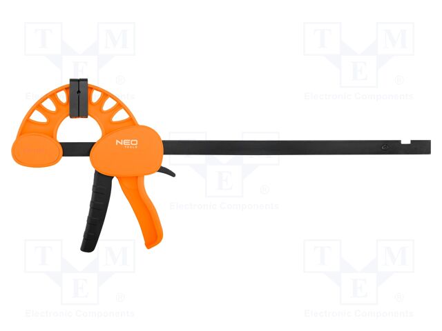 Parallel clamp; automatic; max.300mm; HEAVY DUTY