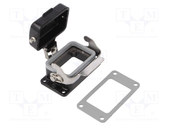 Han 6M Base Panel 1 Lever Metal Cover