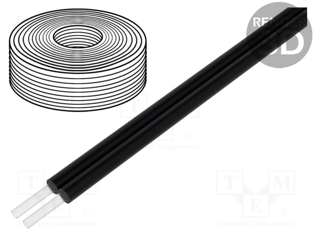 Wire: polimer optical fiber; Kind: HITRONIC® POF; Øcable: 2.2mm