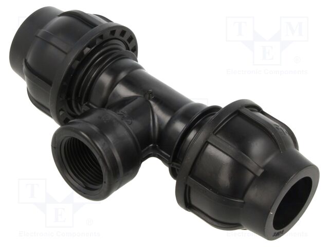 Splice terminal: clamping; for PE pipes; Plast; Medium: water