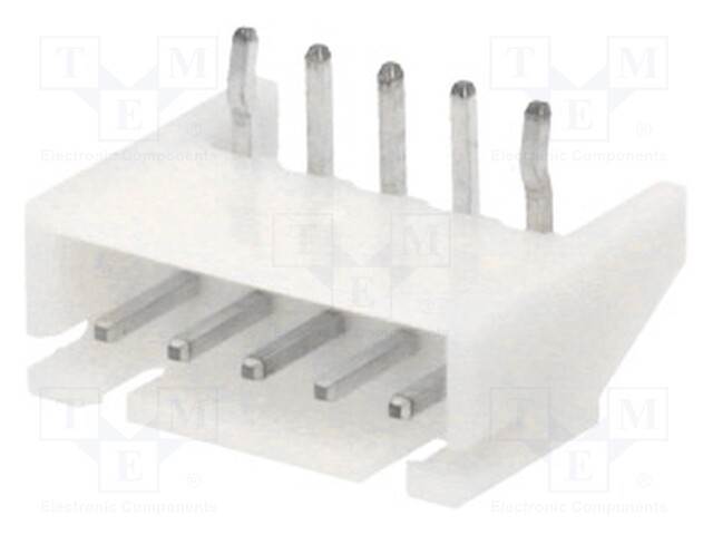 Socket; wire-board; male; XH; 2.5mm; PIN: 5; THT; 250V; 3A; -25÷85°C