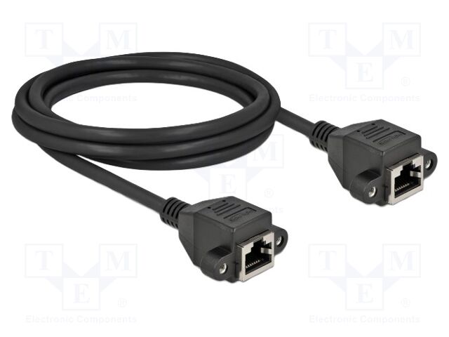 Extender Ethernet; S/FTP; Cat: 6a; RJ45 socket,both sides; 2m