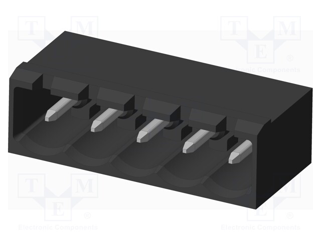Connector: pluggable terminal block; socket; male; on PCBs