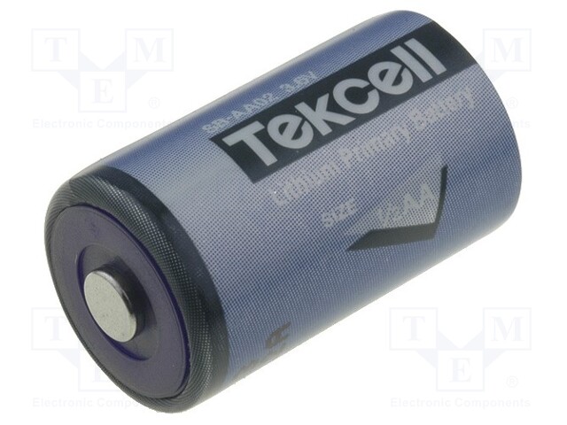 Battery: lithium; 3.6V; 1/2AA; Ø14.3x24.6mm; 1200mAh