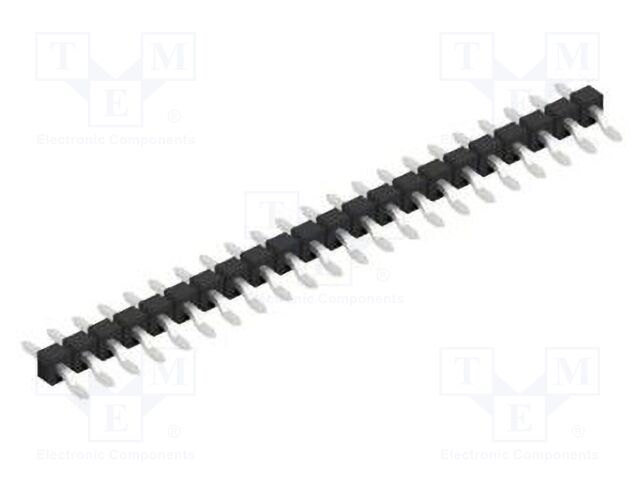 Connector: pin strips; pin header; male; PIN: 22; 2.54mm; SMT; 1x22