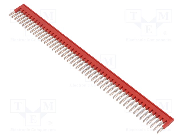 Comb bridge; ways: 50; red; Width: 3.5mm; UL94V-0