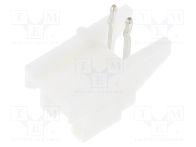 Socket; wire-board; male; PA; 2mm; PIN: 2; THT; 3A; Locking: latch