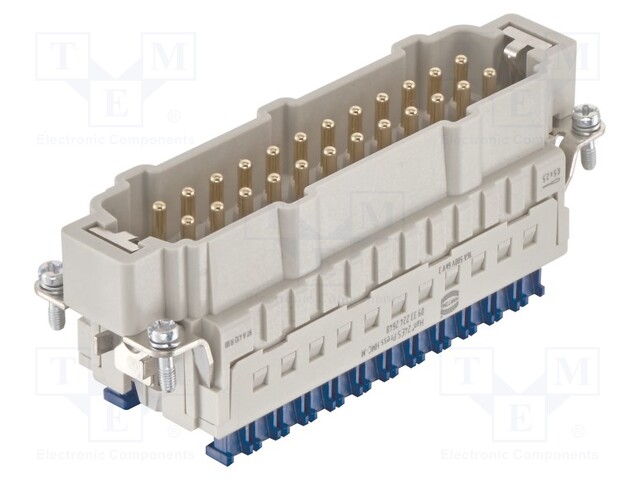 HEAVY DUTY INSERT, PLUG, 24POS, 26-14AWG