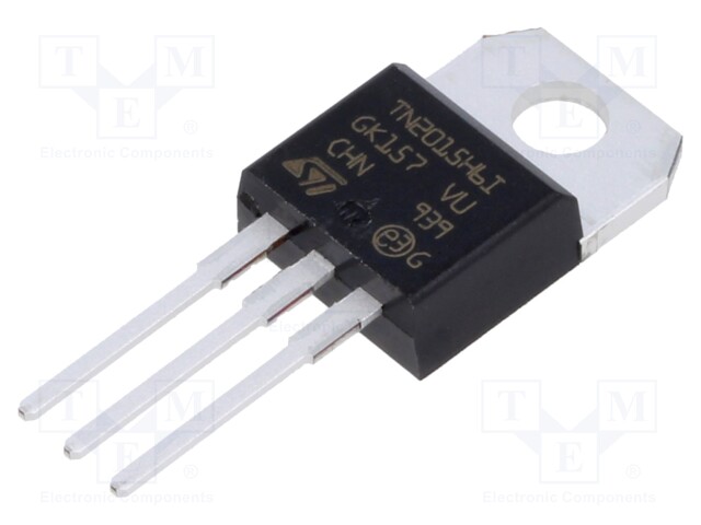 Thyristor, 600 V, 15 mA, 13 A, 20 A, TO-220AB, 3 Pins