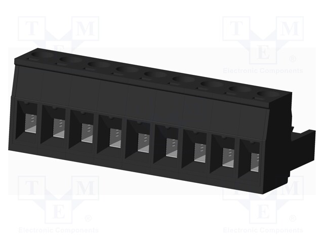 Connector: pluggable terminal block; plug; female; straight; 300V