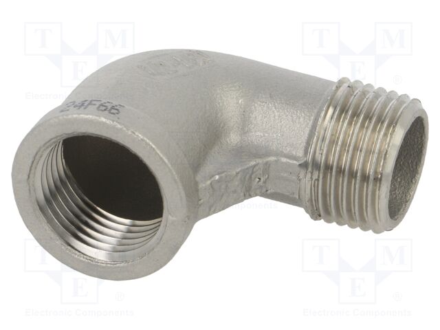 Male-female; max.10.5bar; 1.4408 stainless steel; Thread: G 1/2"