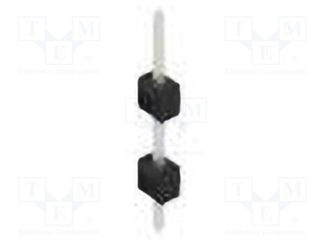Connector: pin strips; pin header; male; PIN: 1; 2.54mm; THT; 1x1