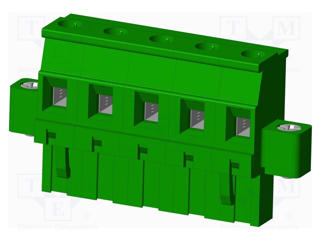 Connector: pluggable terminal block; plug; female; angled 90°
