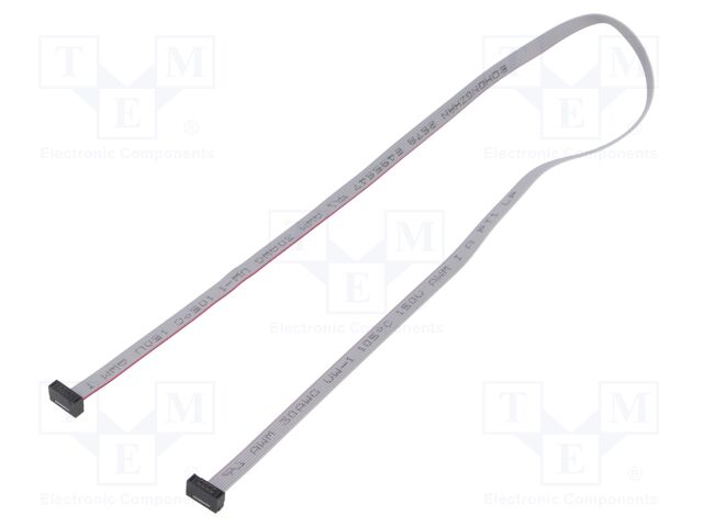 Ribbon cable with IDC connectors; Tape ph: 0.64mm; 457.2mm