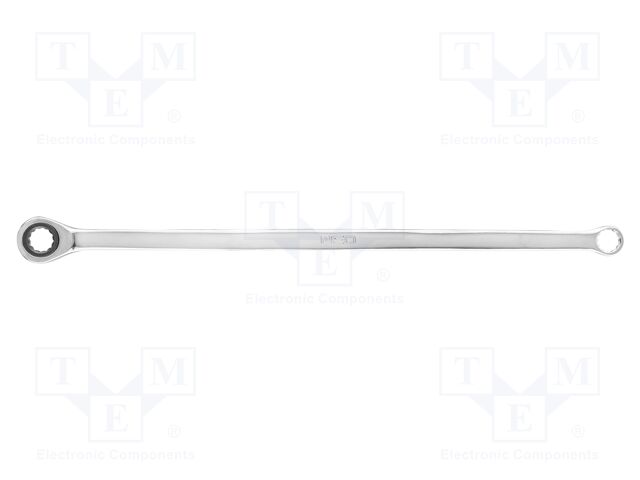 Wrench; box,with ratchet; 8mm; Chrom-vanadium steel; L: 235mm