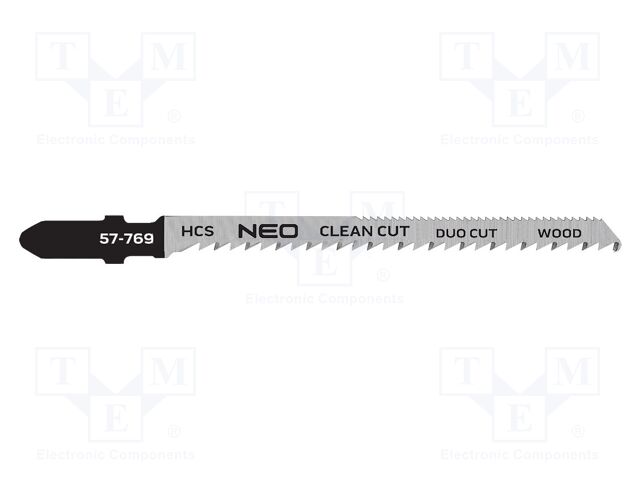 Hacksaw blade-set; wood,jigsaw; 100mm; 2pcs.