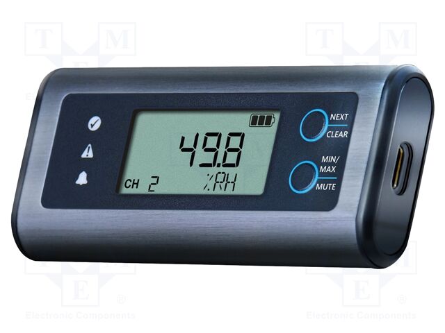 Data logger; pressure,temperature; ±0,2°C; Temp: -18÷55°C