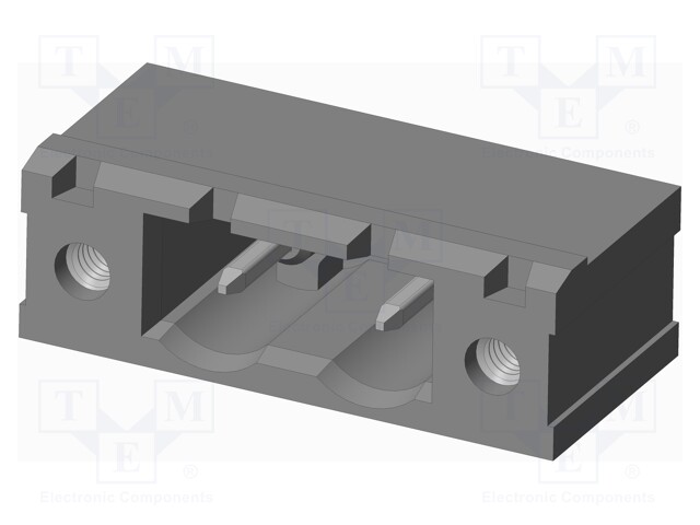 Connector: pluggable terminal block; socket; male; on PCBs