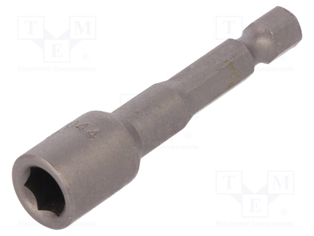 Screwdriver bit; hex socket; Socket: HEX 8mm; Overall len: 55mm