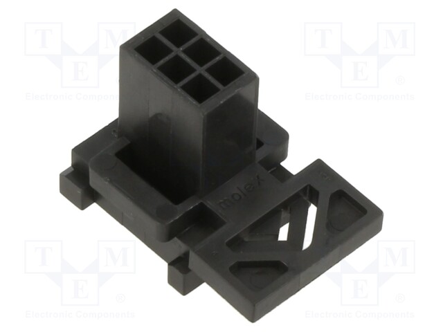 Microfit 3.0 BMI Panel Mount Plug 6 Ckt
