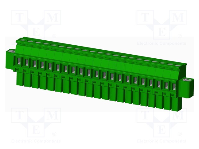 Connector: pluggable terminal block; plug; female; angled 90°