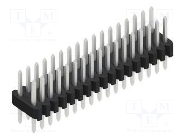 Connector: pin strips; pin header; male; PIN: 34; 1.27mm; THT; 2x17