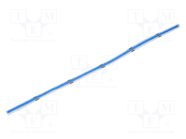 COB LED tape; blue; LED/m: 320; 8mm; IP20; 180°; 8W/m; Thk: 2.2mm
