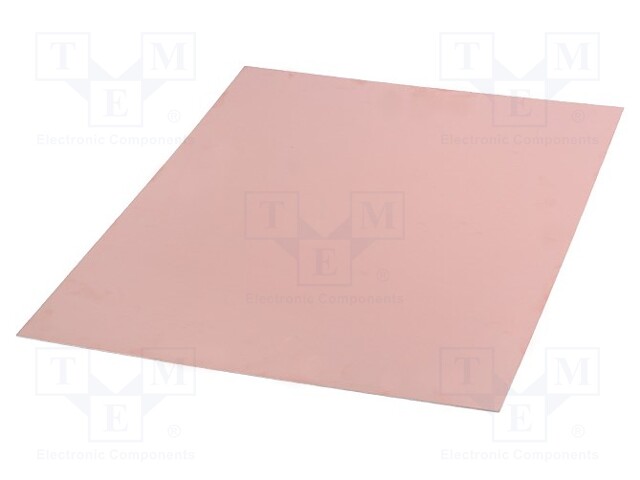 Laminate; FR4; 1.5mm; L: 610mm; W: 457mm; Coating: copper