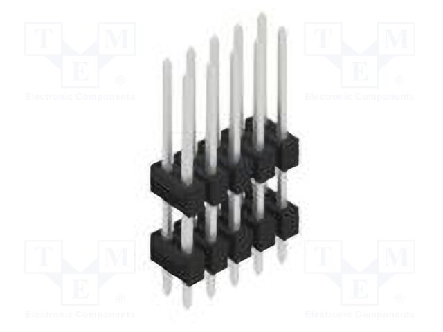 Connector: pin strips; pin header; male; PIN: 10; 2.54mm; THT; 2x5
